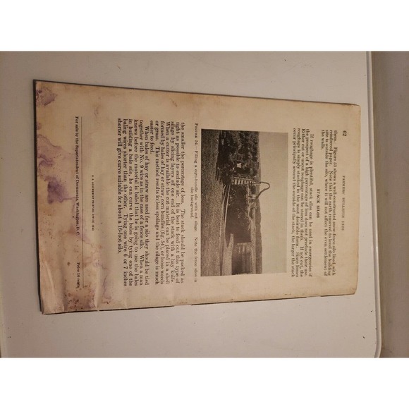 1940 Silos: Types and Construction - USDA Farmers' Bulletin No. 1820 Dick Gale - Picture 3 of 6